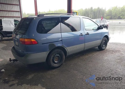 2000 Toyota Sienna Le from USA, damaged, VIN 4T3ZF13C8YU205784